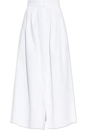 Max Mara Nederdel, Dame, Hvid, 3XS, Bomuld, Bomuldsnederdel