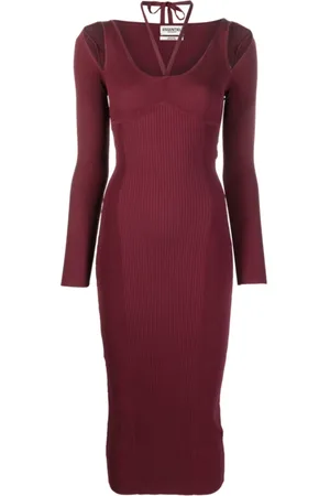 Essentiel Antwerp Kjole, Dame, Rød, S, Daidong Fw14 Midi Kjole