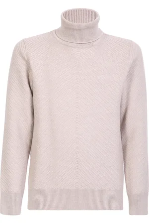 LARDINI Strik, Herre, , S, Uld, Højhalset rullekrave