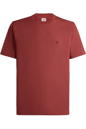 C.P. Company Top, Herre, Rød, 2XL, Bomuld, Kortærmet T-shirt