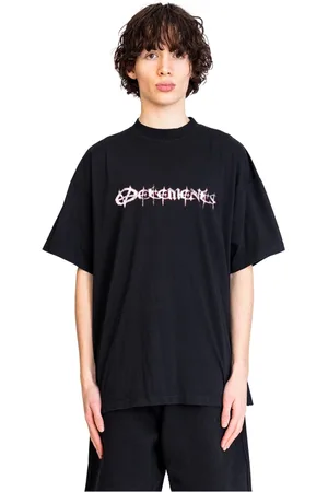 Vetements Top, Herre, Sort, M, Sort Reaper Regular T-Shirt
