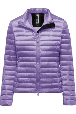 Bomboogie Jakke, Dame, Lilla, S, Nylon, Lysende nylonjakke med fjerlet vattering