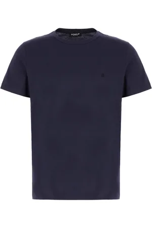 Dondup Top, Herre, Blå, S, Bomuld, Casual Bomulds T-shirt