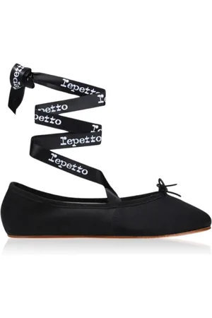Repetto Sko, Dame, Sort, 38 EU, Læder, Sophia Bånd Ballerina Flats