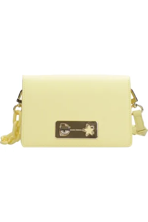Chiara Ferragni Taske, Dame, Gul, ONE SIZE, Uld, Skuldertaske