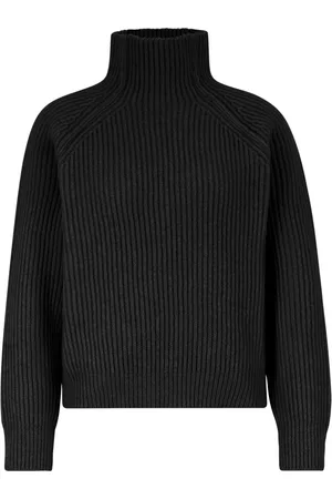 Drykorn Strik, Dame, Sort, M, Uld, Rollneck Striktrøje Cynara
