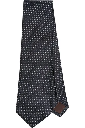 CANALI Tilbehør, Herre, Blå, ONE SIZE, Luksuriøst silkeslips