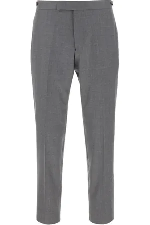 Thom Browne Bukser, Herre, Grå, M, Uld, Suit Bukser