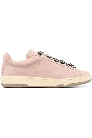 Lanvin Sko, Dame, Lyserød, 36 EU, Suede, Curb Lite Sneakers