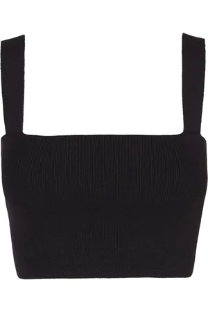Cortana Top, Dame, Sort, S, Silke Ribbet Bandeau Top
