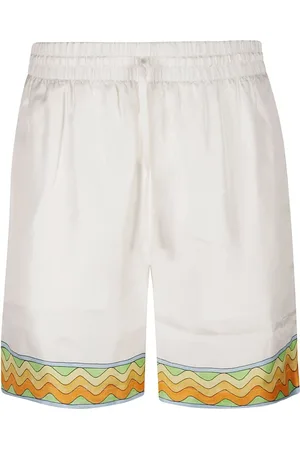 Casablanca Shorts, Herre, Hvid, M, Afro Cubism Tennis Club Shorts