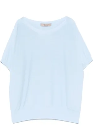 D.EXTERIOR Strik, Dame, Blå, M, Uld, Celeste T-shirt til kvinder