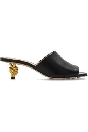 Bottega Veneta Sko, Dame, Sort, 37 EU, Læder, Læder Mules