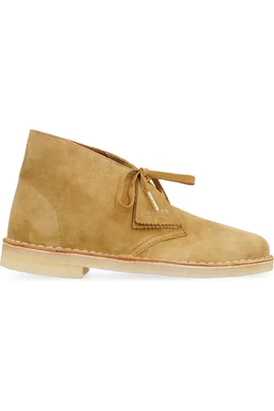 Clarks Sko, Dame, , 37 1/2 EU, Læder, Klassiske Desert Støvler i Ruskind