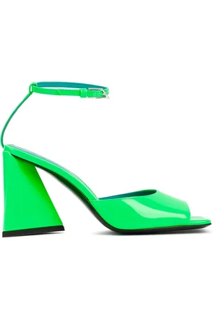 The Attico Sko, Dame, Grøn, 37 1/2 EU, Læder, Piper Sandal