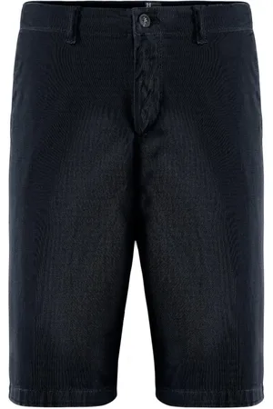 Bomboogie Shorts, Herre, Blå, W28, Bomuld, Stretch Bomulds Piqué Chino Bermuda Shorts