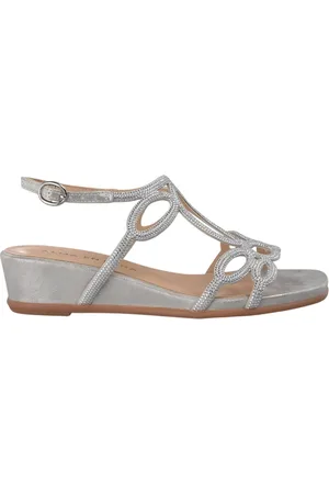 Alma en Pena Sko, Dame, Grå, 36 EU, Cirkulære remme sandal