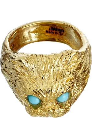 MAGLIANO Tilbehør, unisex, Gul, M, Meow Stil Ring