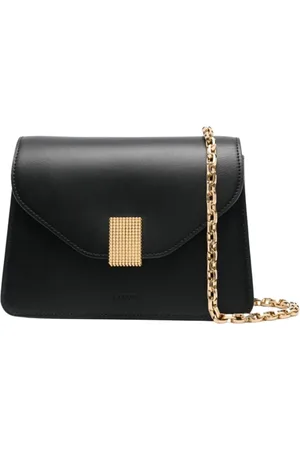 Lanvin Taske, Dame, Sort, ONE SIZE, Uld, Concerto Chain Clutch