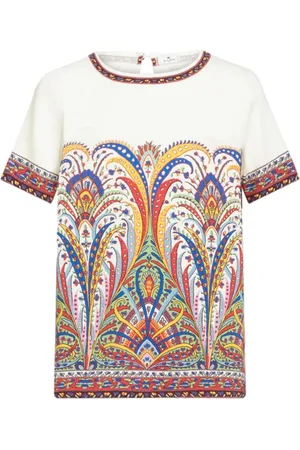 Etro Top, Dame, Hvid, M, Uld, X0800 TOP - Stilfuld Model