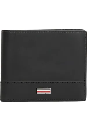 Tommy Hilfiger Tilbehør, Herre, Sort, ONE SIZE, Læder, Elegant Bifold Læderpung