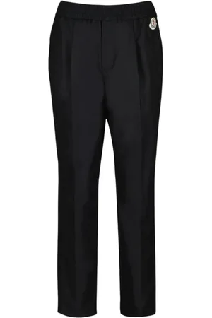 Moncler Bukser, Dame, Sort, XS, Nylon, Slim-fit Bukser