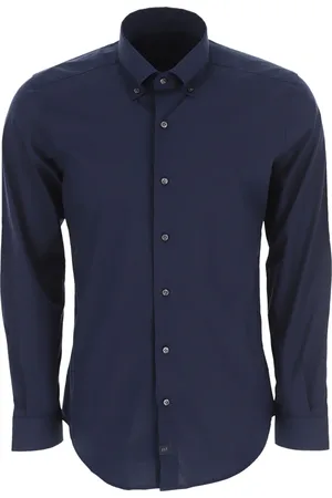 FAY Skjorte, Herre, Blå, 3XL, Bomuld, Formal Skjorte