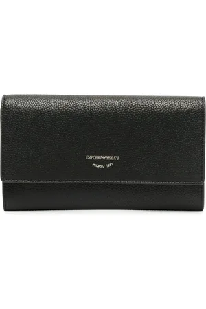 Emporio Armani Tilbehør, Dame, Sort, ONE SIZE, Polyester, Casual Wallet