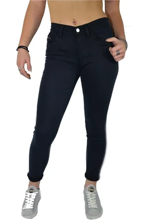 Calvin Klein Bukser, Dame, Blå, W30, Bomuld, Skinny Jeans