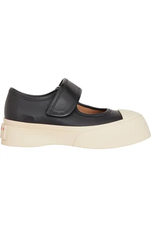 Marni Sko, Dame, Sort, 36 EU, Læder, Mary Jane Sneaker