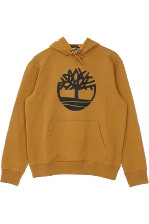 Timberland Sweathshirts & Hoodies, Herre, Brun, L, Bomuld, Core Logo Hættetrøje