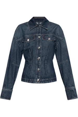 Sportmax Jakke, Dame, Blå, S, Denim, Denimjakke Filato