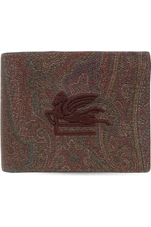 Etro Tilbehør, Herre, Brun, ONE SIZE, Uld, Foldbar pung