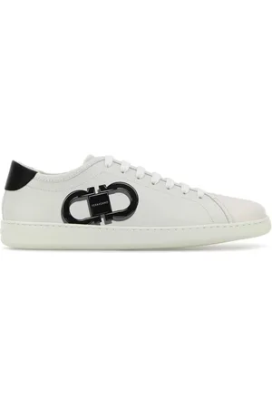 Salvatore Ferragamo Sko, Herre, Hvid, 40 EU, Læder, Hvide Læder Brandy 1 Sneakers