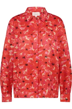 Fabienne Chapot Bluser & Skjorter, Dame, Rød, 2XL, Uld, Sancho Bluse
