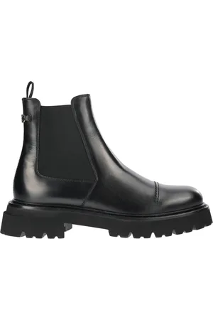 Salvatore Ferragamo Sko, Dame, Sort, 40 EU, Læder, Sort Ankelstøvle
