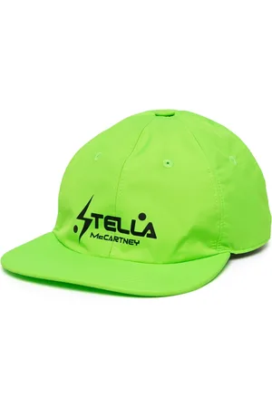 Stella McCartney Tilbehør, Dame, Grøn, M, Uld, Logo Baseball Cap