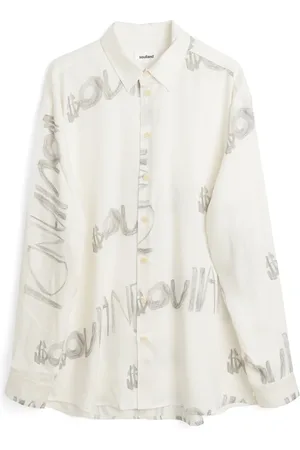 Soulland Bluser & Skjorter, Dame, Hvid, M/L, Damon skjorte