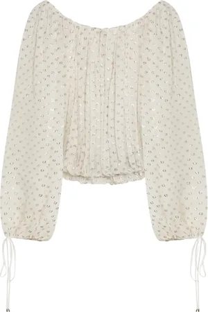 Chloé Bluser & Skjorter, Dame, , XS, Polyester, Crew Neck Shirt