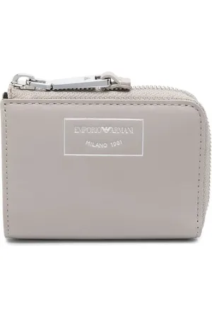 Emporio Armani Tilbehør, Dame, , ONE SIZE, Uld, Stilfuld læderpung