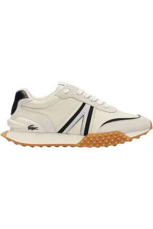 Lacoste Sko, Herre, Hvid, 42 1/2 EU, Læder, L-Spin Deluxe Sneakers