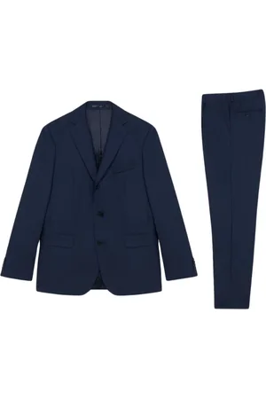 Brooks Brothers Jakkesæt, Herre, Blå, 3XL, Uld, Navy- Virgin Wool Suit