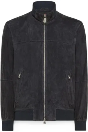 Peuterey Jakke, Herre, Blå, 3XL, Polyester, Polyester Parka Bomber Suede Jakke
