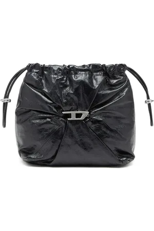 Diesel Taske, Dame, Sort, ONE SIZE, Uld, Scrunch-D Bucket Bag