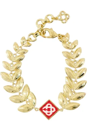 Casablanca Tilbehør, Dame, Gul, ONE SIZE, Uld, Laurel Leaf Armbånd