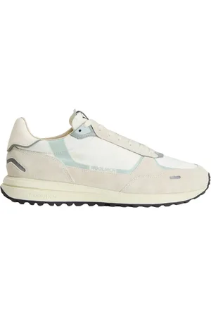 Woolrich Sko, Herre, Hvid, 43 EU, Nylon, Hvide Nylon Sneakers med Vibram Sål