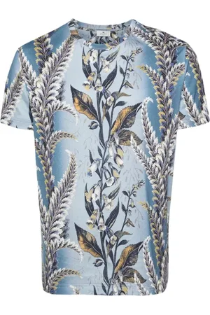 Etro Top, Herre, Flerfarvet, S, Uld, Stilfuld T-shirt
