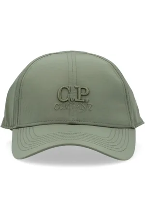 C.P. Company Tilbehør, unisex, Grøn, ONE SIZE, Bomuld, Chrome-R Goggle Cap