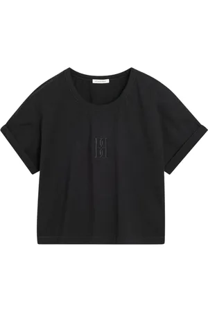 By Malene Birger Top, Dame, Sort, XL, Elegant Sort T-shirt