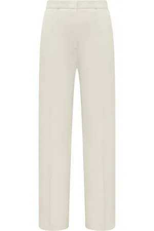 Lanvin Bukser, Dame, , S, Uld, Dart Detailed Straight Leg Bukser